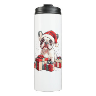 Niedliche Französische Weihnachtsmannmütze Funny C Thermosbecher