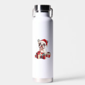 Niedliche Französische Weihnachtsmannmütze Funny C Trinkflasche (Vorne)