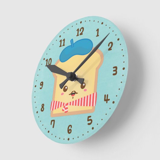 Niedliche französischer runde wanduhr (Winkel)