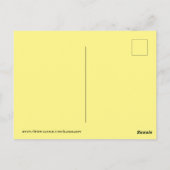 Niedliche Frau, die du mit Eiscreme trägst Postkarte (Rückseite)