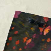 Niedliche Frau im Stile trauriger Anime bei Sonnen Strandtuch (Beispiel)