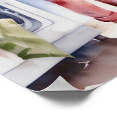 Niedliche Frau in Pajamas Wäscherei Adorable Poster (Ecke)