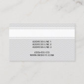 Niedliche Frau mit rotem Langhaar Visitenkarte (Rückseite)