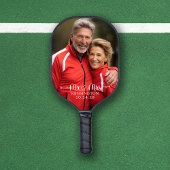 Niedliche Frau Personalisiert 2 Foto Pickleball Schläger