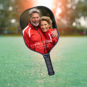 Niedliche Frau Personalisiert 2 Foto Pickleball Schläger