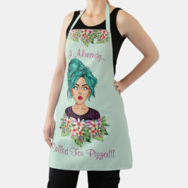 Niedliche Frauen-Medium für Schürze