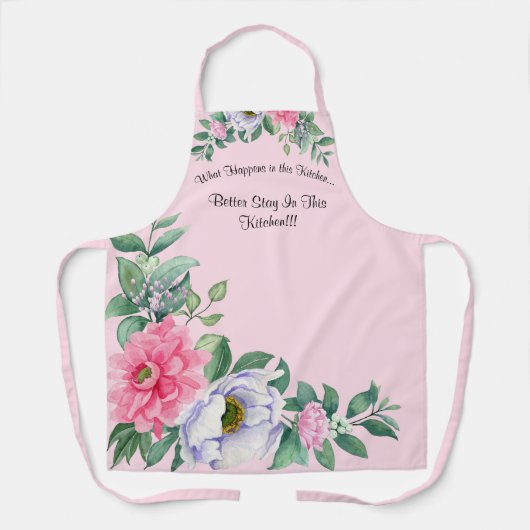 Niedliche Frauen-Medium für Schürze (Vorderseite)
