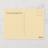 Niedliche Fresh Honig Händler fügen Text Postkarte (Rückseite)