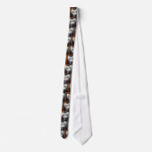 Niedliche Frettchengesichts-Krawatte Krawatte (Rückseite)