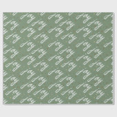 Niedliche Freude Gruß Weihnachtszeitung Geschenkpapier (Flach)