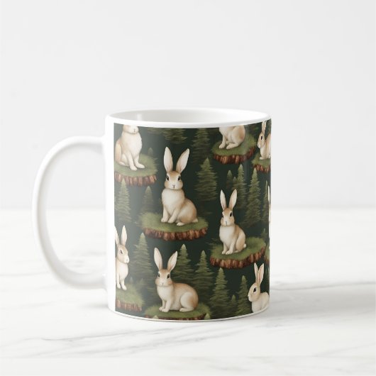 Niedliche Freudenzwiebeln im Hintergrund Kaffeetasse (Links)