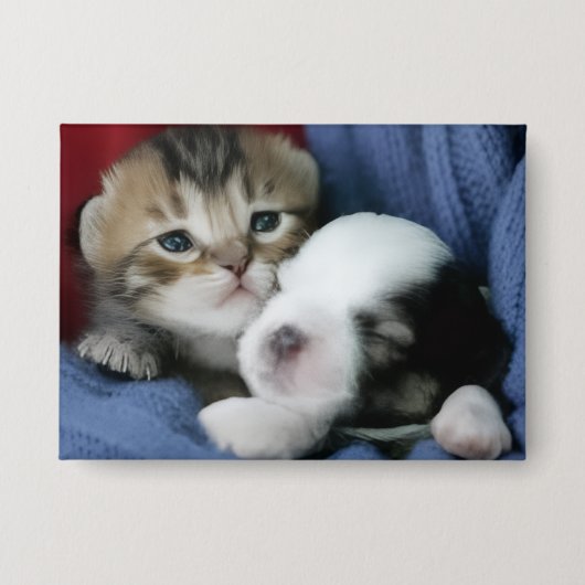 Niedliche Freunde Button (Vorderseite)