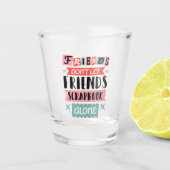 Niedliche Freunde Lass Friends Scrapbook nicht all Schnapsglas (Vorderseite)