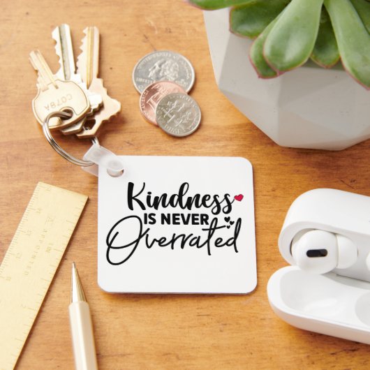 Niedliche Freundlichkeit wird überbewertet Schlüsselanhänger (Schreibtisch)