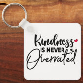 Niedliche Freundlichkeit wird überbewertet Schlüsselanhänger (Vorderseite)