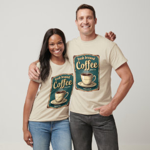 Niedliche Frischkaffee T-Shirt