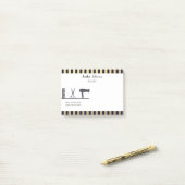 Niedliche Friseur Posten-it® Anmerkungen Post-it Klebezettel (Auf Schreibtisch)