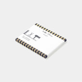 Niedliche Friseur Posten-it® Anmerkungen Post-it Klebezettel (angewinkelt)