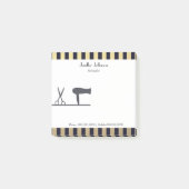 Niedliche Friseur-Verabredung Posten-it® Post-it Klebezettel (Vorderseite)