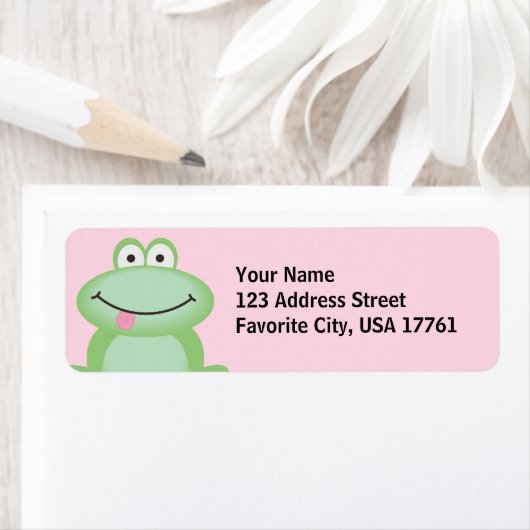 Niedliche Frog-Adressetiketten (Insitu)