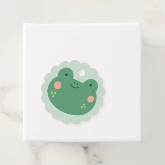 Niedliche Frog-Geschenktipps Geschenkanhänger (Beispiel)
