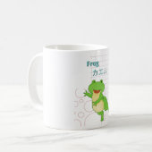 Niedliche Frog-Kawaii-Kollektion Kaffeetasse (Vorderseite Links)