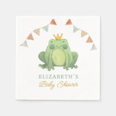 Niedliche Frog-Kinderdusche Serviette (Vorderseite)