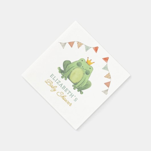 Niedliche Frog-Kinderdusche Serviette (Ecke)