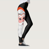 Niedliche frohe Weihnachten "Weihnachtsmanns" Leggings (Rechts)
