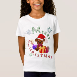 Niedliche frohe Weihnachten Welpengeschenke und Sc T-Shirt