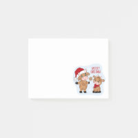 Niedliche frohe Weihnachtskühe Festlich modern