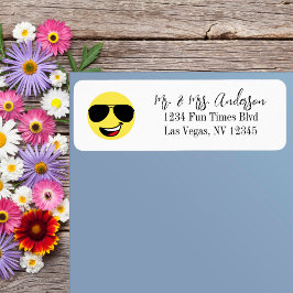 Niedliche, fröhliche Brille, coole, lustige schwar