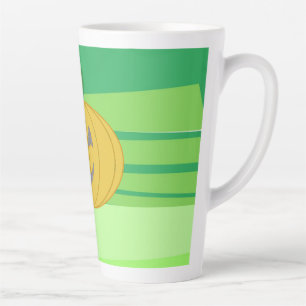 Niedliche Fröhliche Ernte-Kürbis Orange Milchtasse