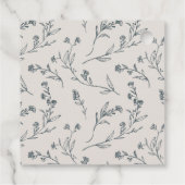 Niedliche fröhliche Rose Blumenkohl Brautparty Geschenkanhänger (Rückseite)