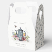 Niedliche fröhliche Rose Blumenkohl Brautparty Geschenkschachtel (Geöffnet)