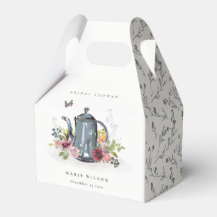 Niedliche fröhliche Rose Blumenkohl Brautparty Geschenkschachtel