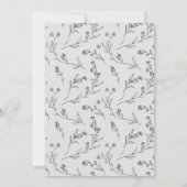 Niedliche fröhliche Rose Blumenkohl jeden Geburtst Dankeskarte (Rückseite)