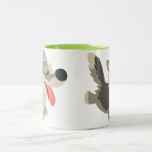 Niedliche Frolicsome Cartoon Wolf Tasse (Mittel)