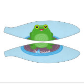 Niedliche Frosch-Cartoon-Abbildung Mini Basketball (Panele)