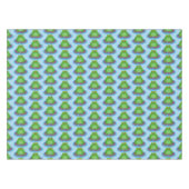 Niedliche Frosch-Cartoon-Abbildung Tischdecke (Vorderseite (Horizontal))