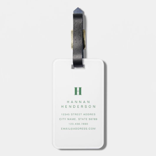 Niedliche Frosch Gepäckmarke Gepäckanhänger (Rückseite vertikal)