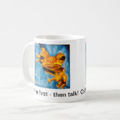Niedliche Frosch-Kaffee-Tasse Kaffeetasse (Vorderseite Links)