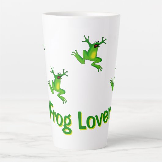 Niedliche Frosch-Lover-Tasse & Cups Milchtasse (Vorderseite)