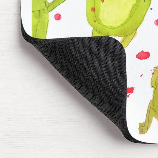 Niedliche Froschdarstellung Mousepad (Ecke)