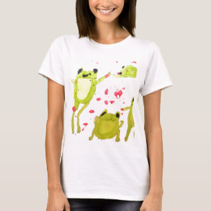 Niedliche Froschdarstellung T-Shirt