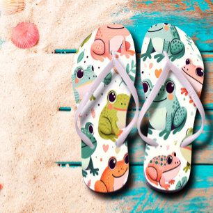 Niedliche Frösche Badesandalen