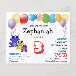 Niedliche Frösche Balloons Kinder jeden Geburtstag