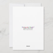 Niedliche Frösche im Herzen Valentinstag Feiertagskarte (Rückseite)