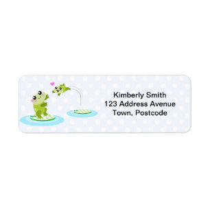 Niedliche Frösche - Kawaii Mama und Baby Frosch C