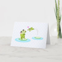 Niedliche Frösche - Kawaii Mama und Baby Frosch Ca